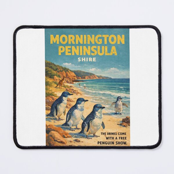 Item preview, Mornington Peninsula Shire Victoria Coastline with Penguin Parade and Cape Schanck designed and sold by Aryabek.