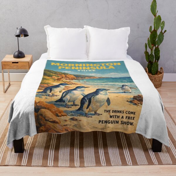 Item preview, Mornington Peninsula Shire Victoria Coastline with Penguin Parade and Cape Schanck designed and sold by Aryabek.
