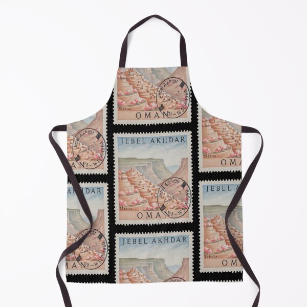 Item preview, Jebel Akhdar Oman Canyon Terrace Mountain Stamp Sticker designed and sold by stickercuffs.