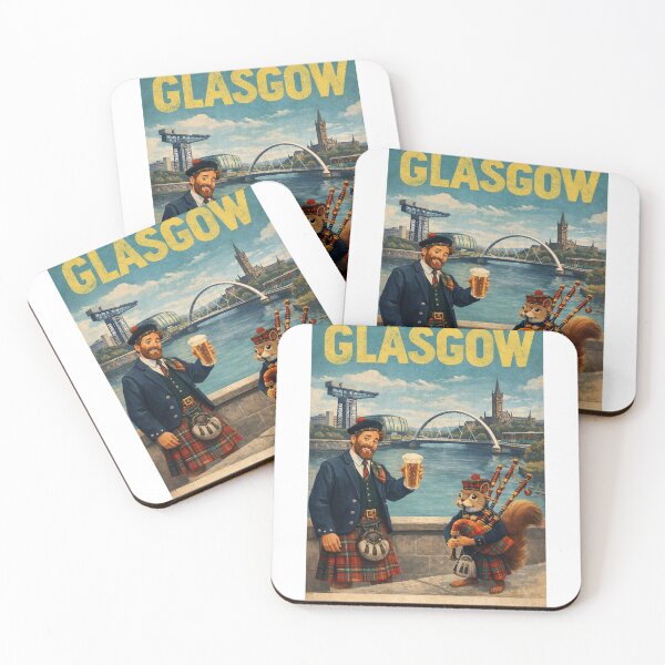 Item preview, Glasgow Scotland Clyde River with Finnieston Crane and Glasgow Cathedral designed and sold by Aryabek.