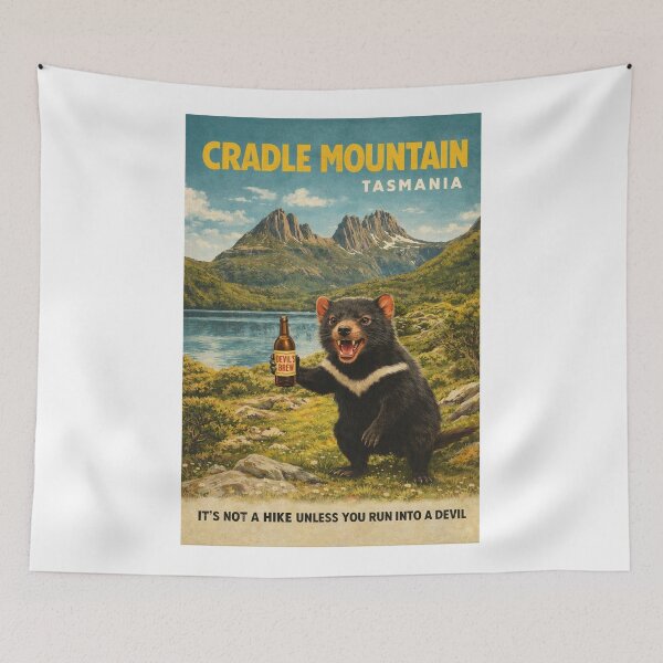 Item preview, Cradle Mountain Tasmania Dove Lake and Cradle Mountain Lake St Clair National Park designed and sold by Aryabek.