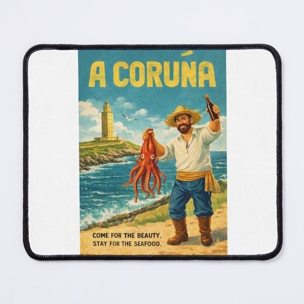Item preview, A Coruña Galicia Tower of Hercules Atlantic Coast Historic Harbor designed and sold by Aryabek.
