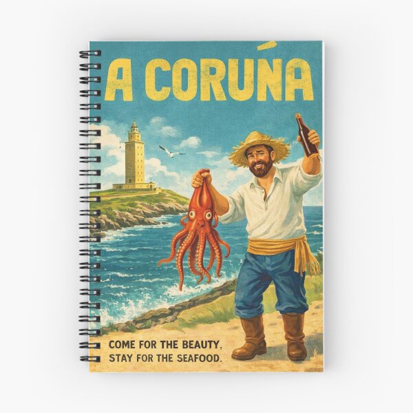 Item preview, A Coruña Galicia Tower of Hercules Atlantic Coast Historic Harbor designed and sold by Aryabek.