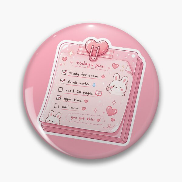 Item preview, Cute Bunny To-Do List Sticker designed and sold by Christiana-Art.