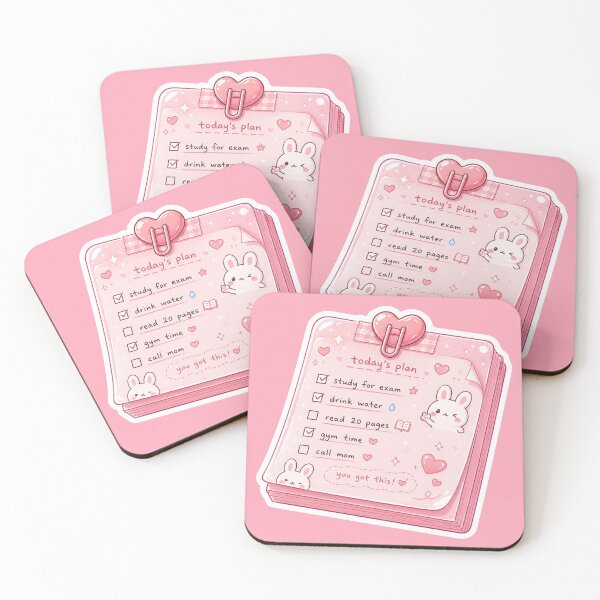 Item preview, Cute Bunny To-Do List Sticker designed and sold by Christiana-Art.