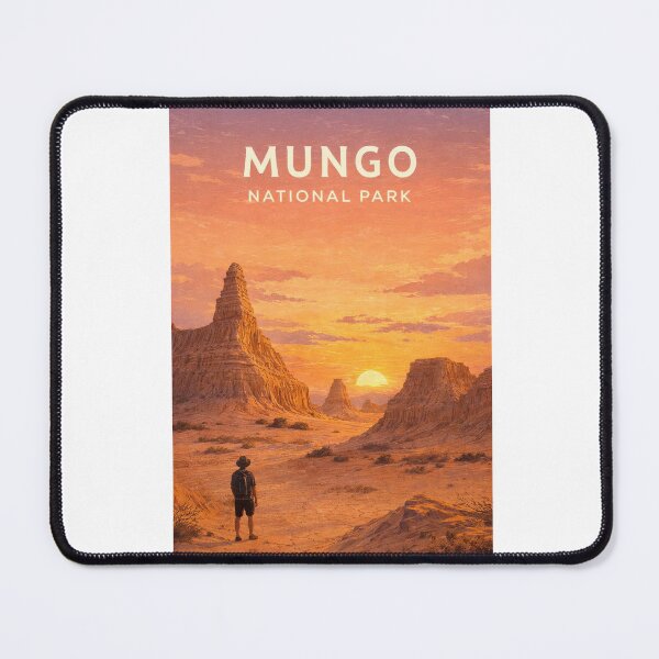 Item preview, Mungo National Park New South Wales Walls of China Desert Landscape designed and sold by Aryabek.