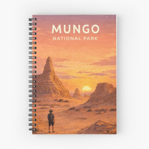 Item preview, Mungo National Park New South Wales Walls of China Desert Landscape designed and sold by Aryabek.
