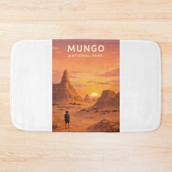 Item preview, Mungo National Park New South Wales Walls of China Desert Landscape designed and sold by Aryabek.