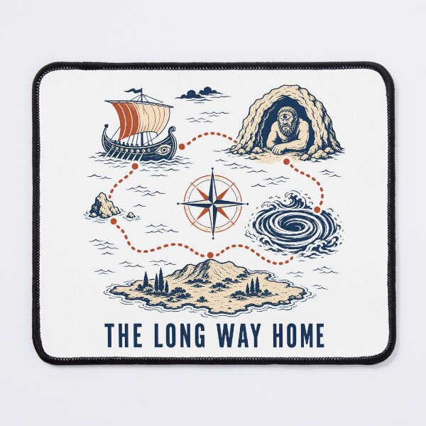 Item preview, The Long Way Home Odyssey Map designed and sold by Lolik Designs.