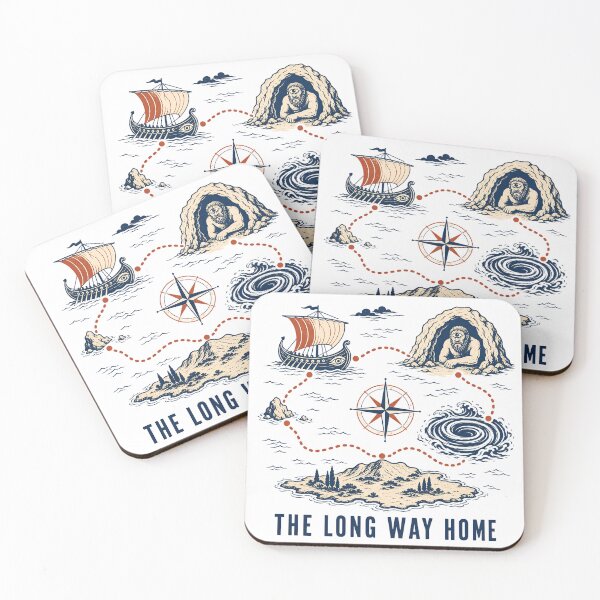 Item preview, The Long Way Home Odyssey Map designed and sold by Lolik Designs.
