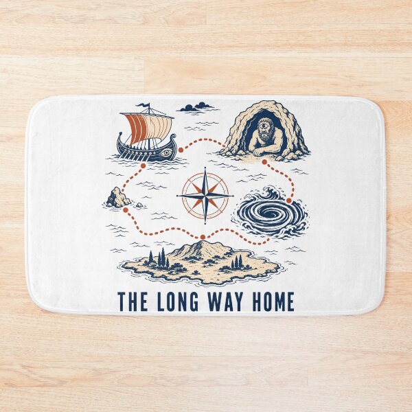 Item preview, The Long Way Home Odyssey Map designed and sold by Lolik Designs.