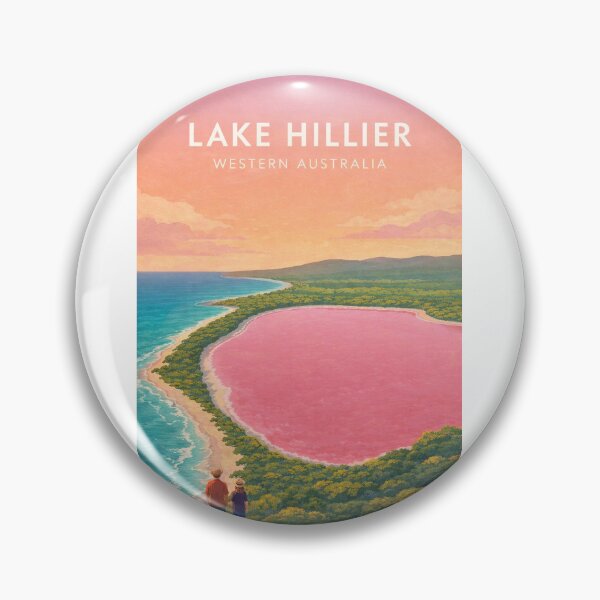 Item preview, Lake Hillier Western Australia Pink Lake on Middle Island Esperance designed and sold by Aryabek.