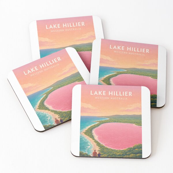 Item preview, Lake Hillier Western Australia Pink Lake on Middle Island Esperance designed and sold by Aryabek.