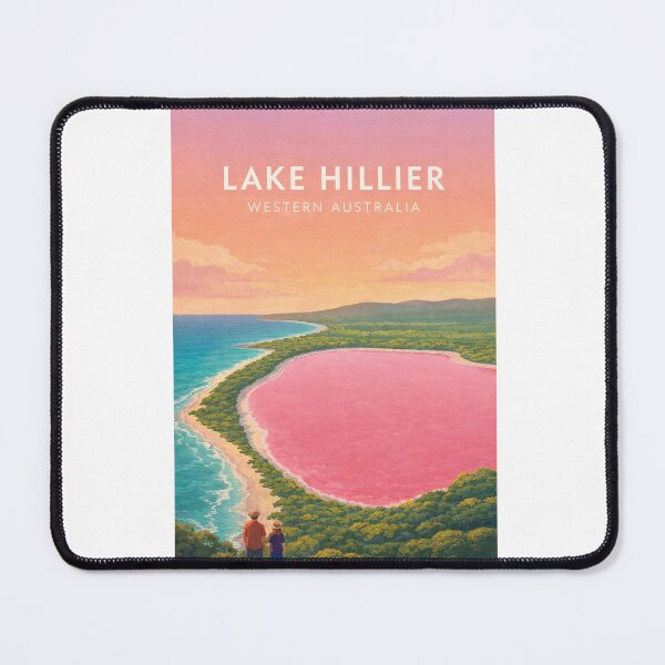 Item preview, Lake Hillier Western Australia Pink Lake on Middle Island Esperance designed and sold by Aryabek.