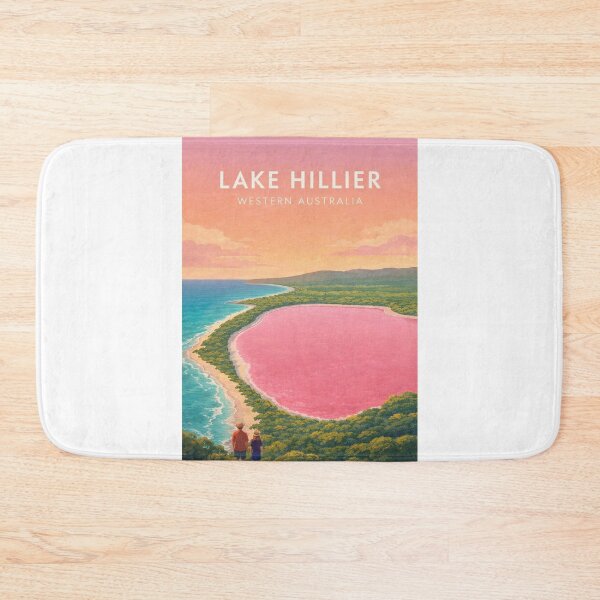 Item preview, Lake Hillier Western Australia Pink Lake on Middle Island Esperance designed and sold by Aryabek.