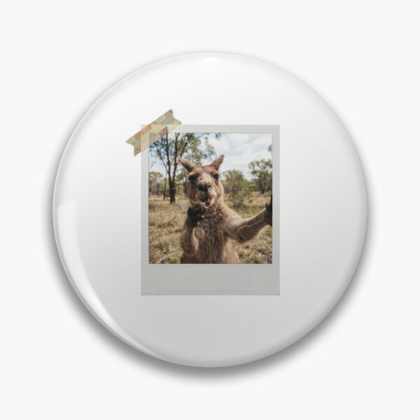 Item preview, Kangaroo picture vintage camera instant funny meme kawaii cute designed and sold by CheeseBlueprint.