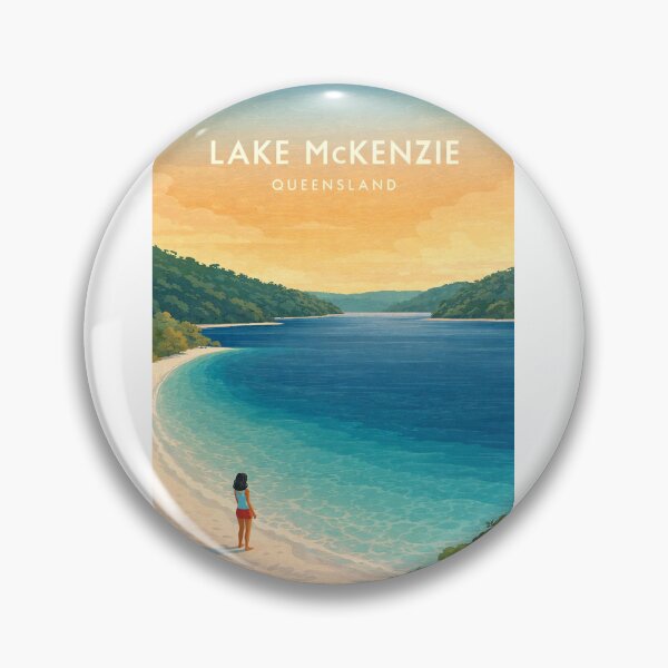 Item preview, Lake McKenzie Fraser Island Queensland Crystal Clear Sand Lake designed and sold by Aryabek.