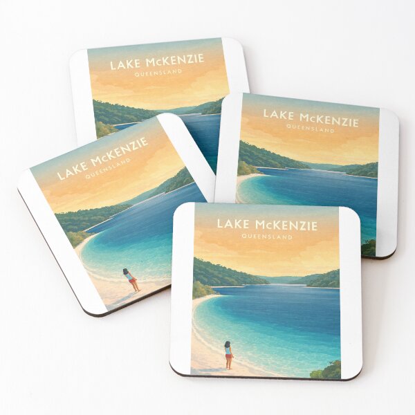Item preview, Lake McKenzie Fraser Island Queensland Crystal Clear Sand Lake designed and sold by Aryabek.