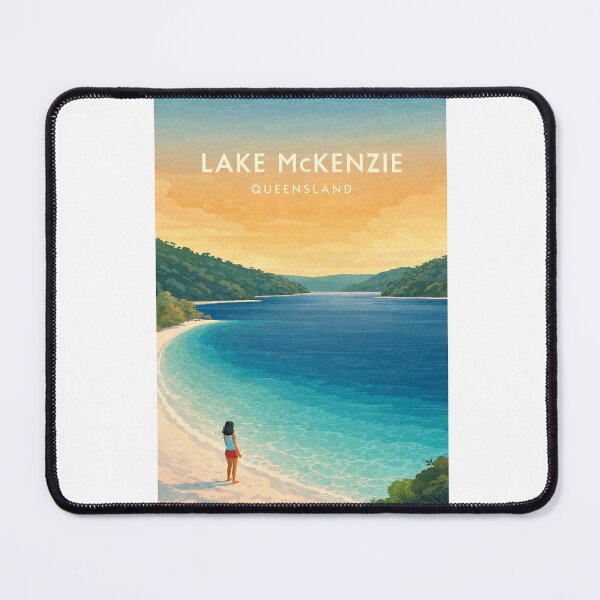 Item preview, Lake McKenzie Fraser Island Queensland Crystal Clear Sand Lake designed and sold by Aryabek.