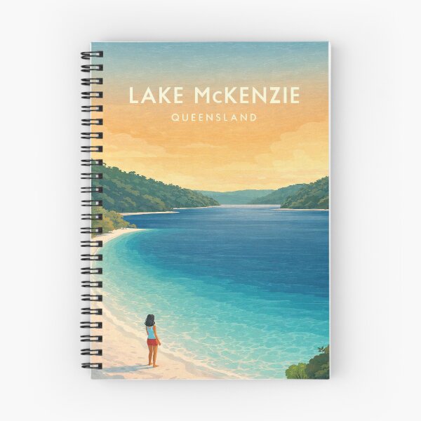 Item preview, Lake McKenzie Fraser Island Queensland Crystal Clear Sand Lake designed and sold by Aryabek.