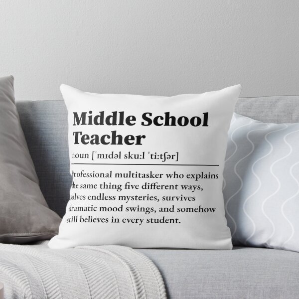 Item preview, Middle School Teacher Definition designed and sold by LounisArt.