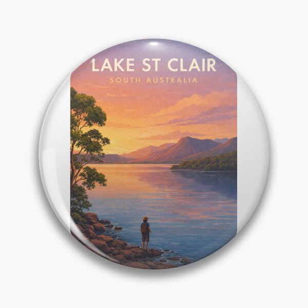 Item preview, Lake St Clair Tasmania Alpine Wilderness Reflection Landscape designed and sold by Aryabek.