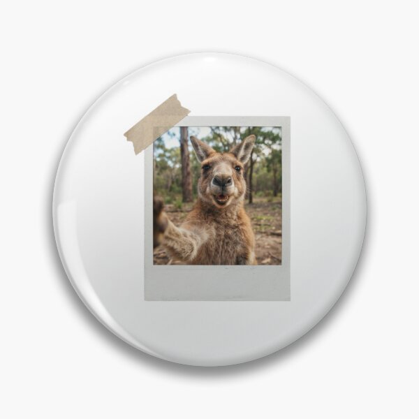 Item preview, Kangaroo picture vintage camera instant funny meme kawaii cute designed and sold by CheeseBlueprint.