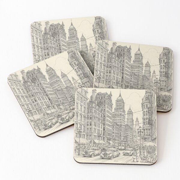 Item preview, Vintage city designed and sold by AnonimusDesigns.