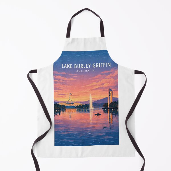 Item preview, Lake Burley Griffin Canberra Australian Capital Territory Skyline Sunset designed and sold by Aryabek.