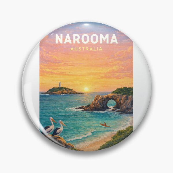 Item preview, Narooma New South Wales Sapphire Coast Lighthouse and Coastal Rocks designed and sold by Aryabek.