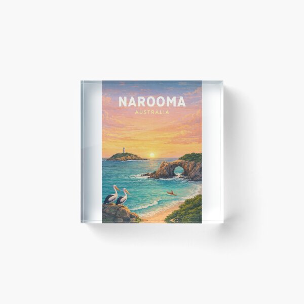 Item preview, Narooma New South Wales Sapphire Coast Lighthouse and Coastal Rocks designed and sold by Aryabek.
