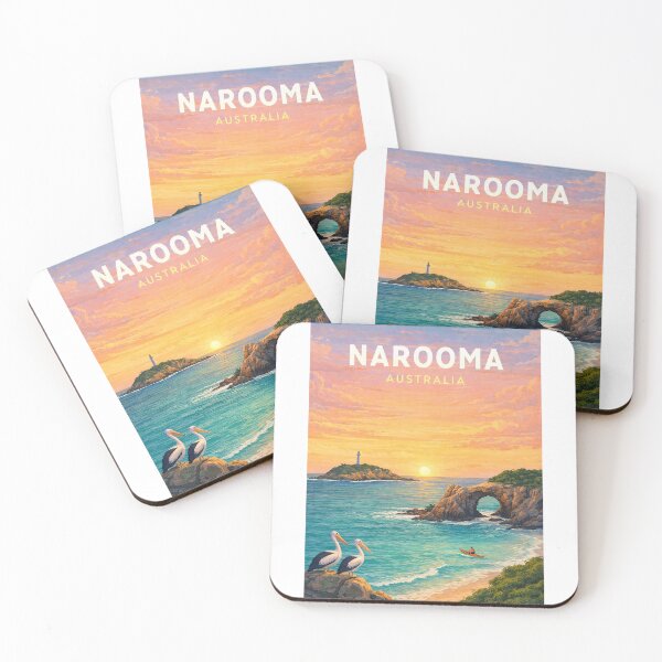 Item preview, Narooma New South Wales Sapphire Coast Lighthouse and Coastal Rocks designed and sold by Aryabek.
