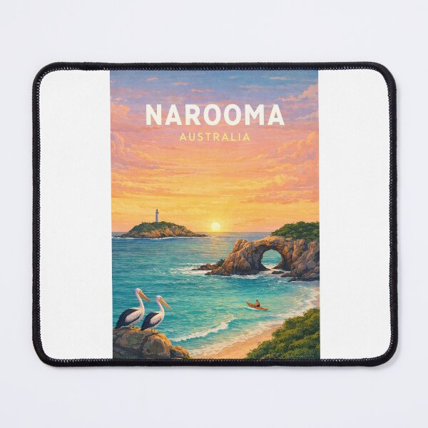 Item preview, Narooma New South Wales Sapphire Coast Lighthouse and Coastal Rocks designed and sold by Aryabek.