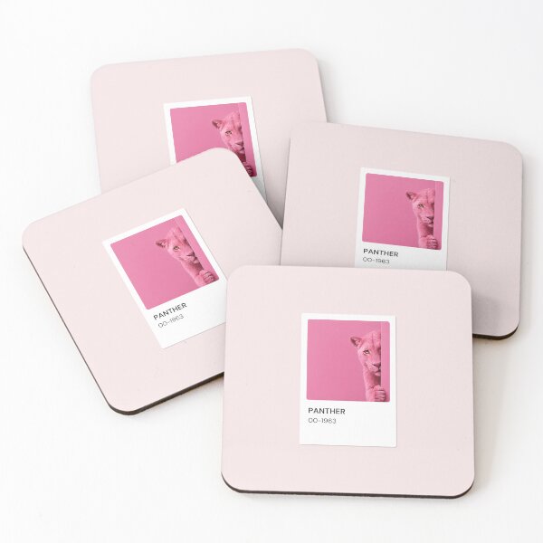 Item preview, Pantone Panther  | Minimalist Pop Art Pink Print designed and sold by MakitoDesign.