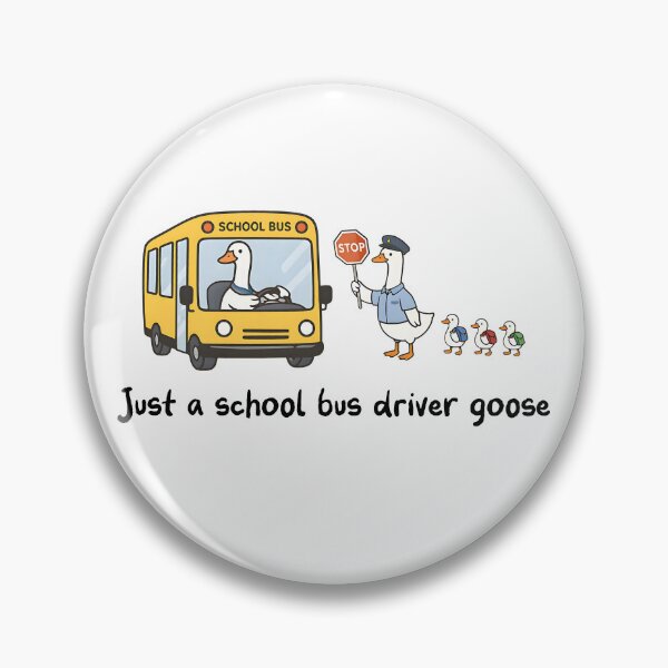 Item preview, Just A School Bus Driver Goose designed and sold by kar buncles.