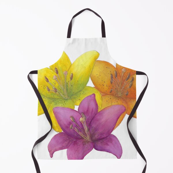 Item preview, Colorful lily blossoms designed and sold by Sandra  Steinke.