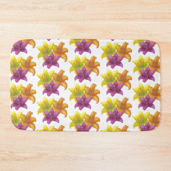 Item preview, Colorful lily blossoms designed and sold by Sandra  Steinke.