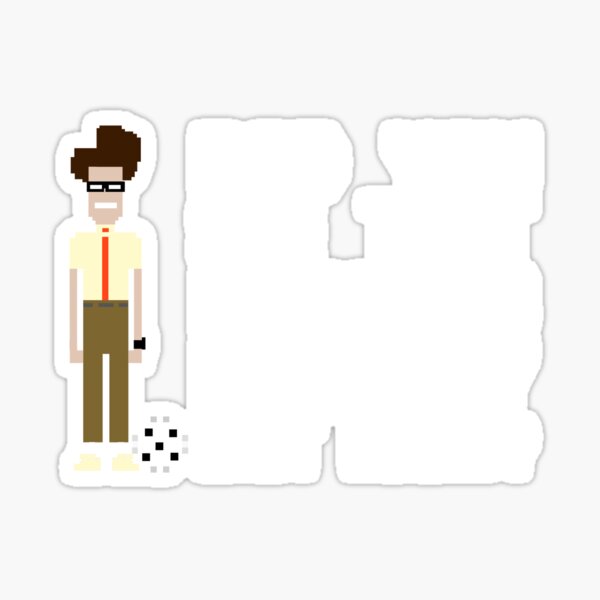 IT Crowd - Did You See That Ludicrous Display Last Night? Sticker