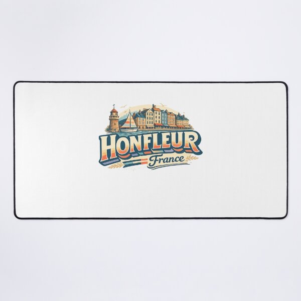 Item preview, Honfleur Normandy France Historic Harbor and Lighthouse Waterfront designed and sold by Aryabek.