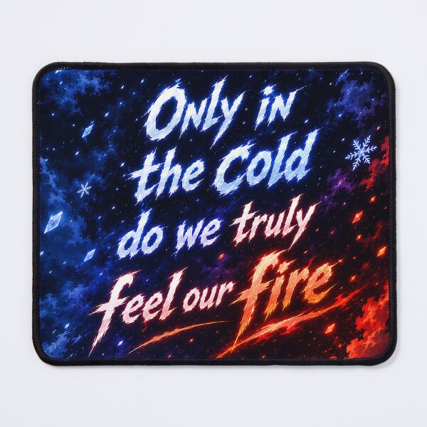 Item preview, Only in the cold do we truly feel our fire.(Anime Ver.) designed and sold by MaxDreamsArt.
