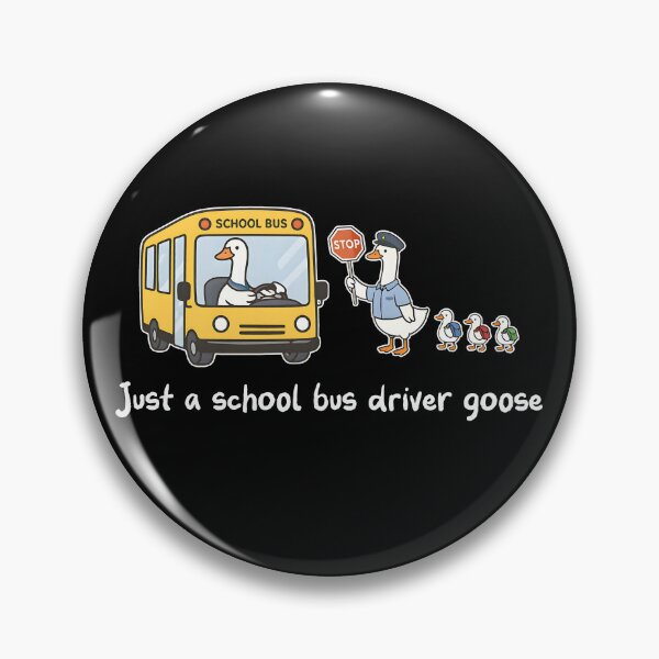 Item preview, Just A School Bus Driver Goose designed and sold by kar buncles.