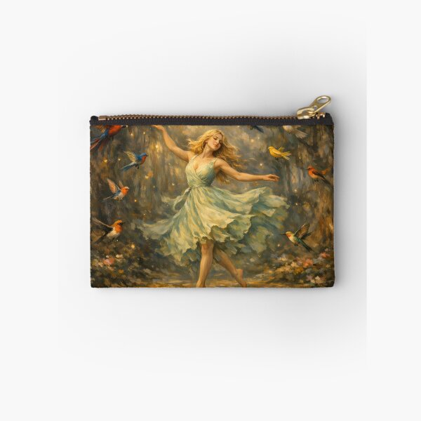Item preview, Dancer Surrounded by Colorful Birds designed and sold by cuprum.