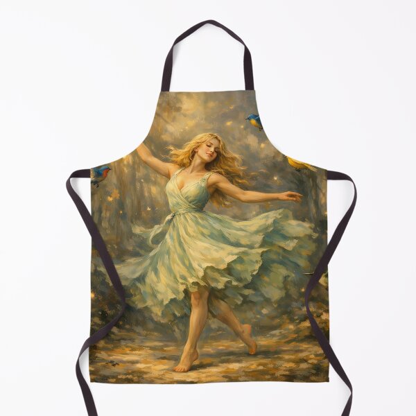Item preview, Dancer Surrounded by Colorful Birds designed and sold by cuprum.