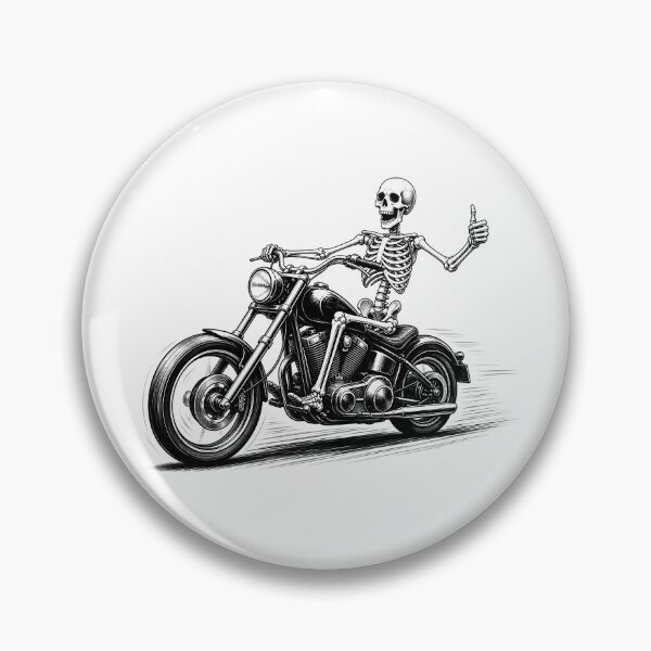 Item preview, Skeleton Biker Halloween T-Shirt | Skull Riding Chopper Motorcycle | Vintage Motorcycle Rider | Spooky Biker Gift designed and sold by emiliacreations.