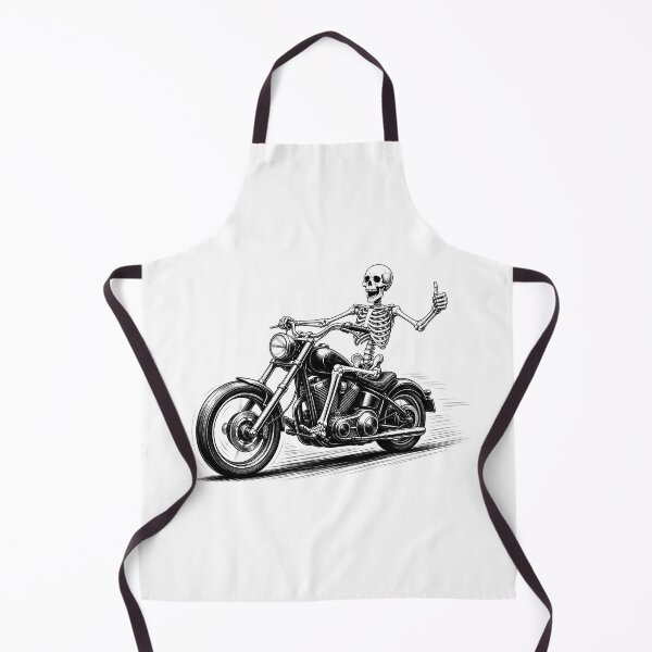 Item preview, Skeleton Biker Halloween T-Shirt | Skull Riding Chopper Motorcycle | Vintage Motorcycle Rider | Spooky Biker Gift designed and sold by emiliacreations.