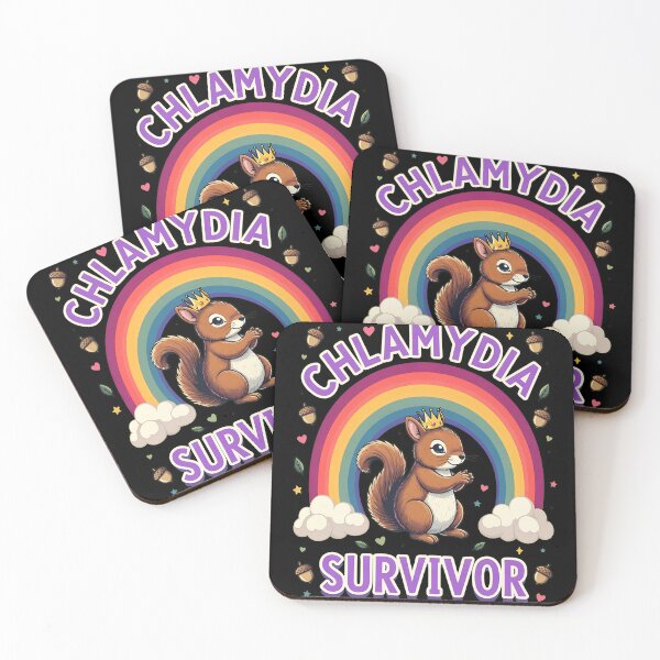 Item preview, Funny Squirrel Survivor Rainbow Cute  designed and sold by ALYGADesign.