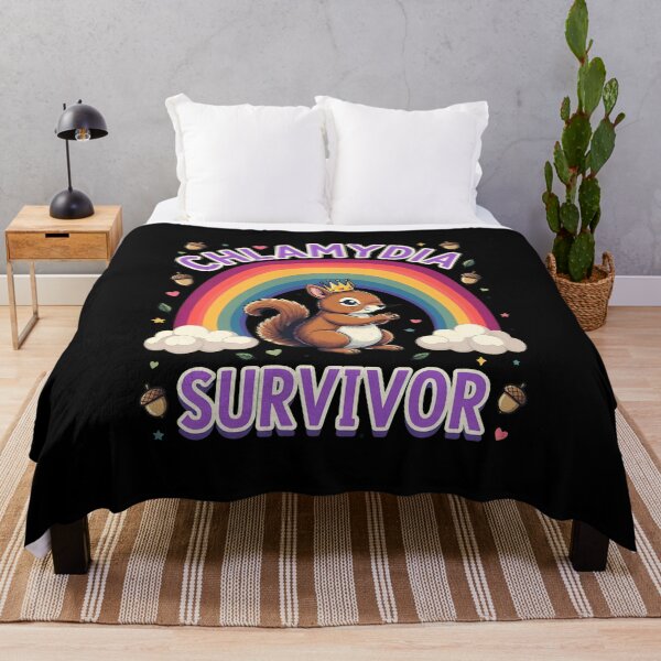 Item preview, Funny Squirrel Survivor Rainbow Cute  designed and sold by ALYGADesign.