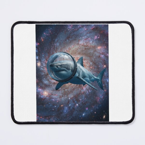 Item preview, Shark astronaut Galaxy Birthday Party Hat Happy Balloons designed and sold by CheeseBlueprint.