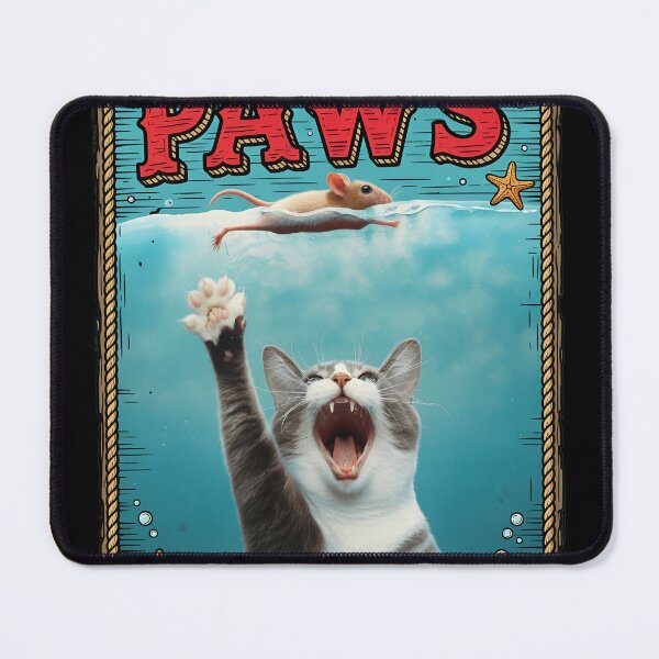 Item preview, Funny Cat Reaching Up PAWS Parody designed and sold by ALYGADesign.