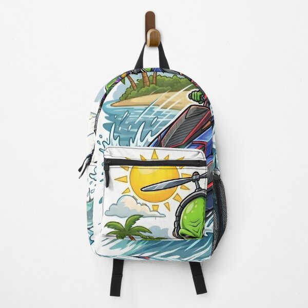 Item preview, DLBG i5 - Jet Ski rider Sci-fi Alien Cartoon designed and sold by DLBG-STORE.